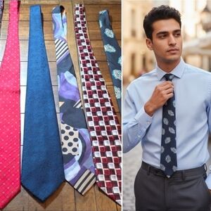Assorted Men's Ties - Bundle of 6